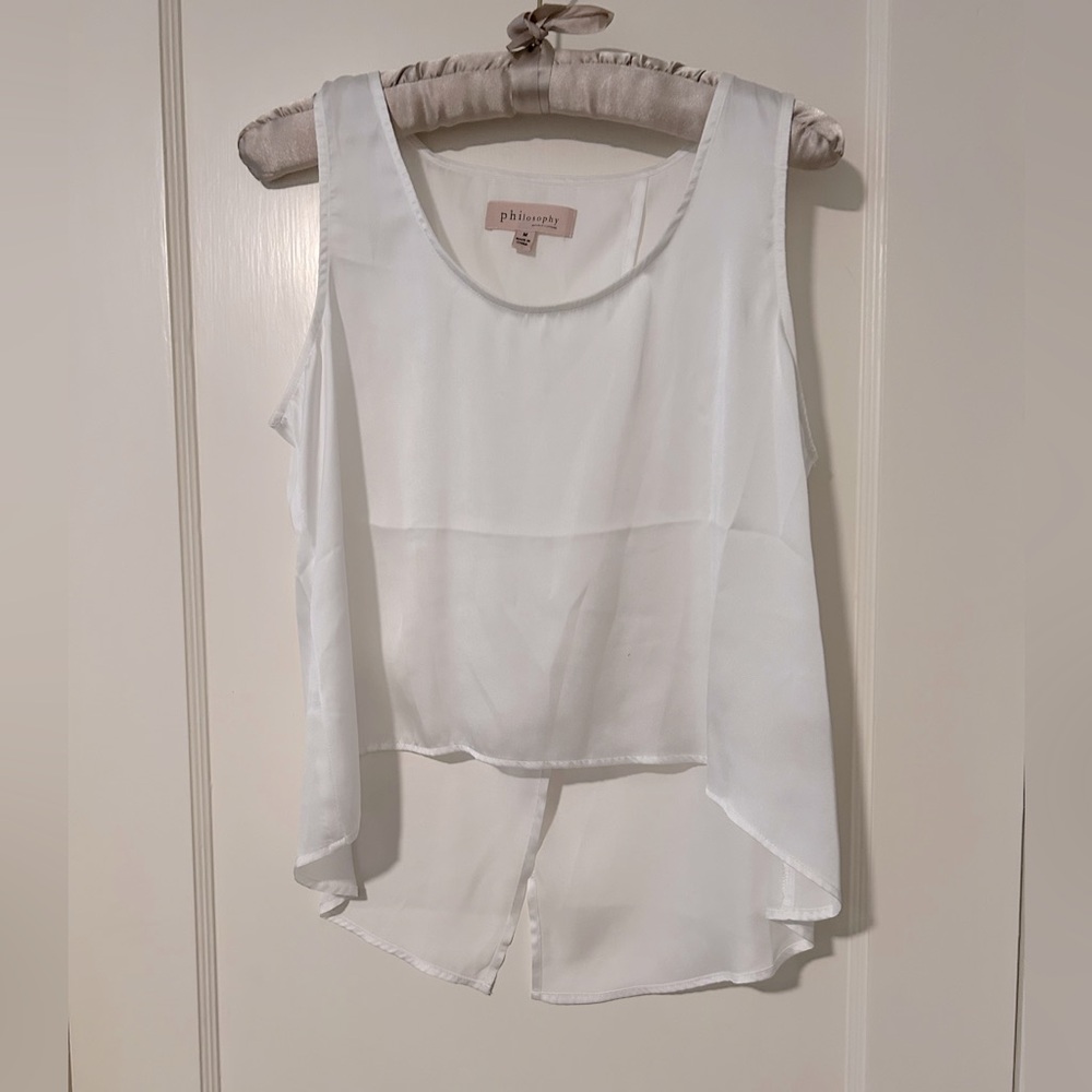 PHILOSOPHY WOMENS BLOUSE MEDIUM